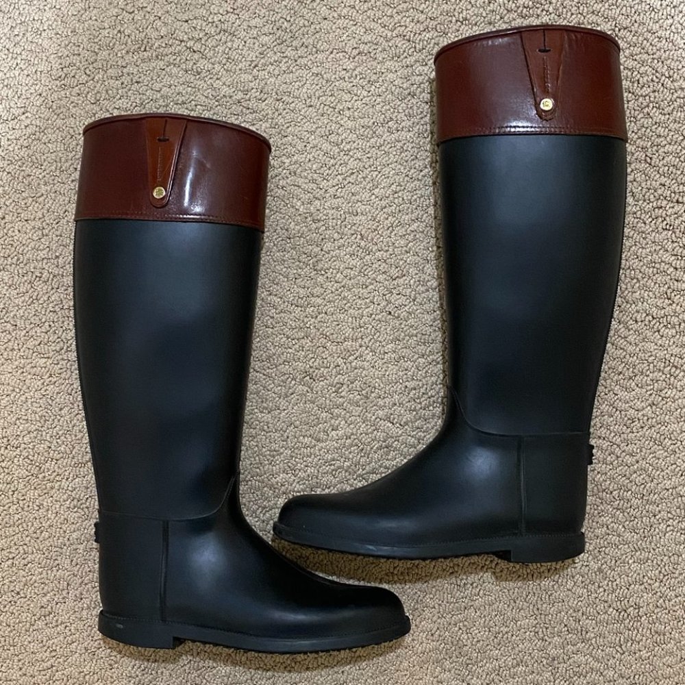 Burberry Equestrian Bridle Rain Boots